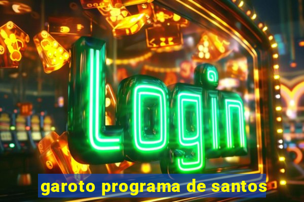 garoto programa de santos